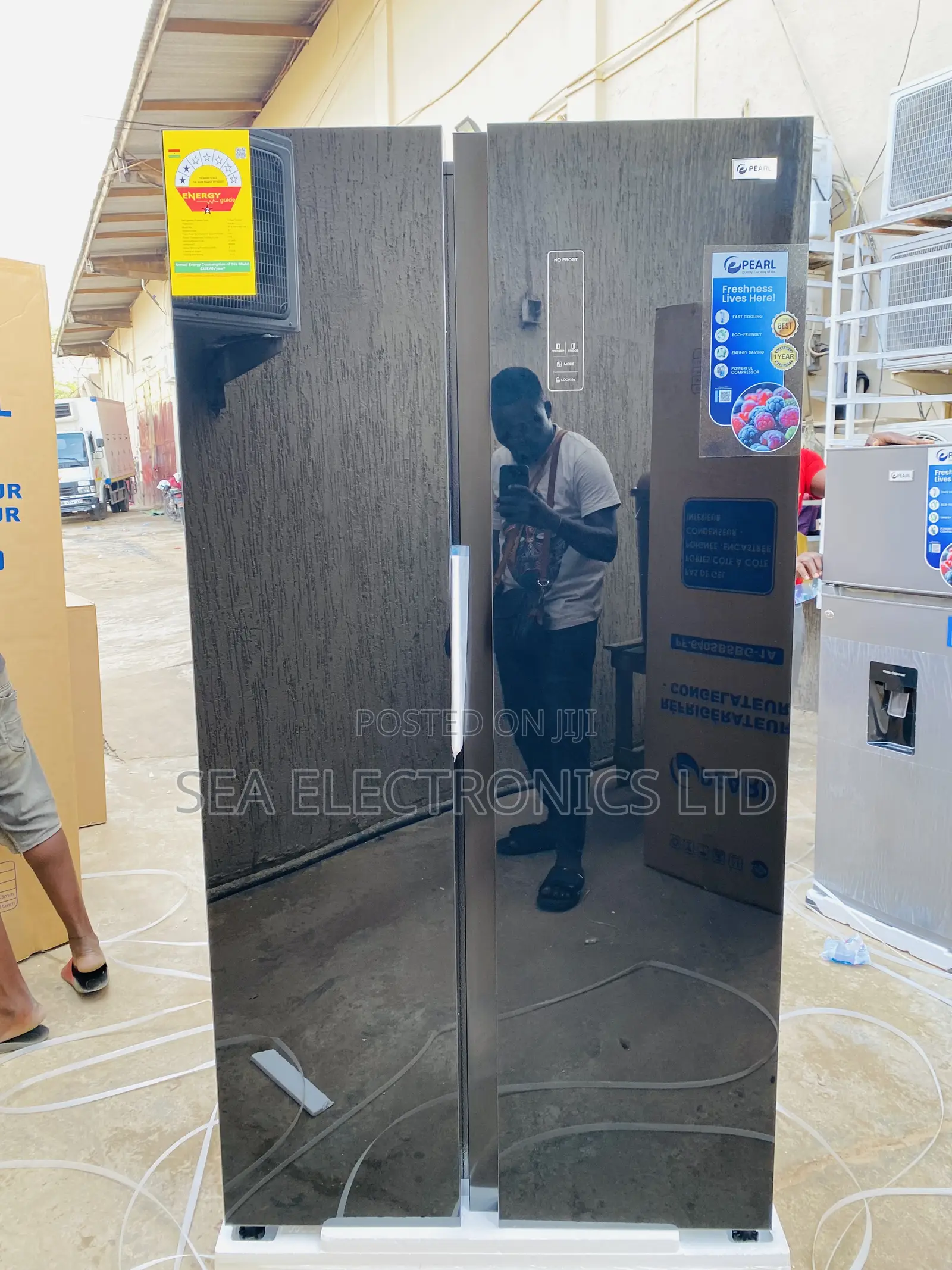 Pearl 436ltr Side By Side Fridge