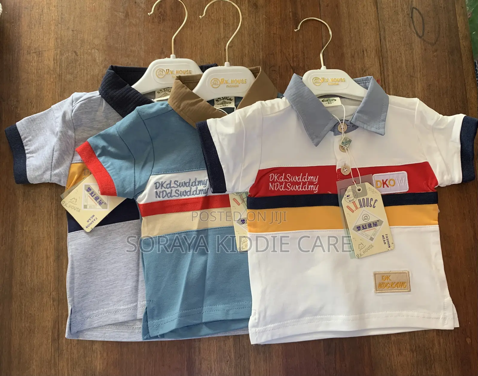 Cotton Polo Shirt With Jean Shorts