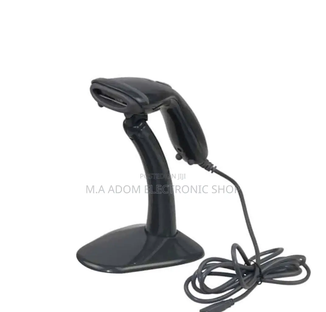 Gs-6000s With Holder Laser Barcode Scanner