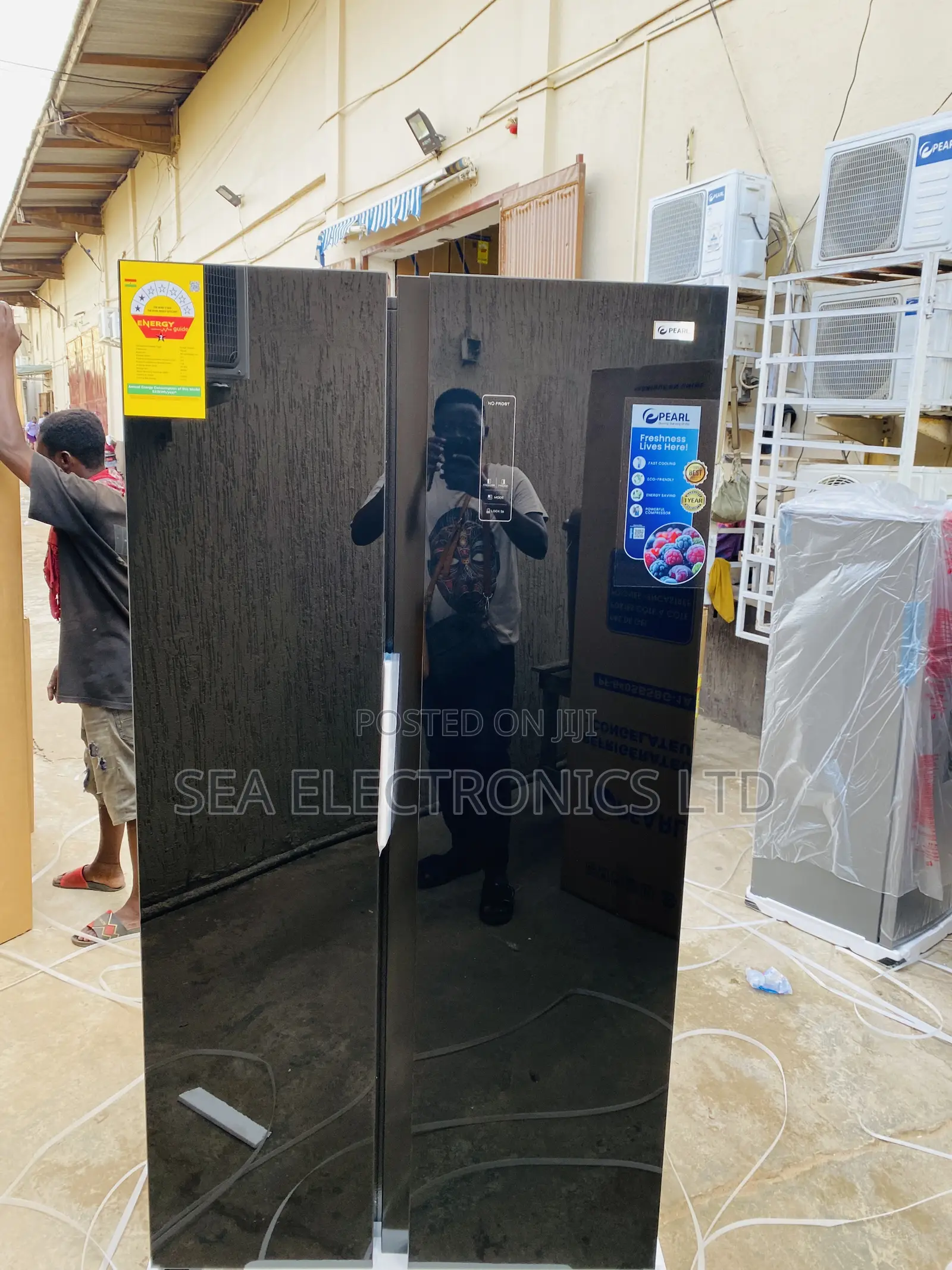 Fresh In Box Pearl Side By Side 436 Liters Fridge