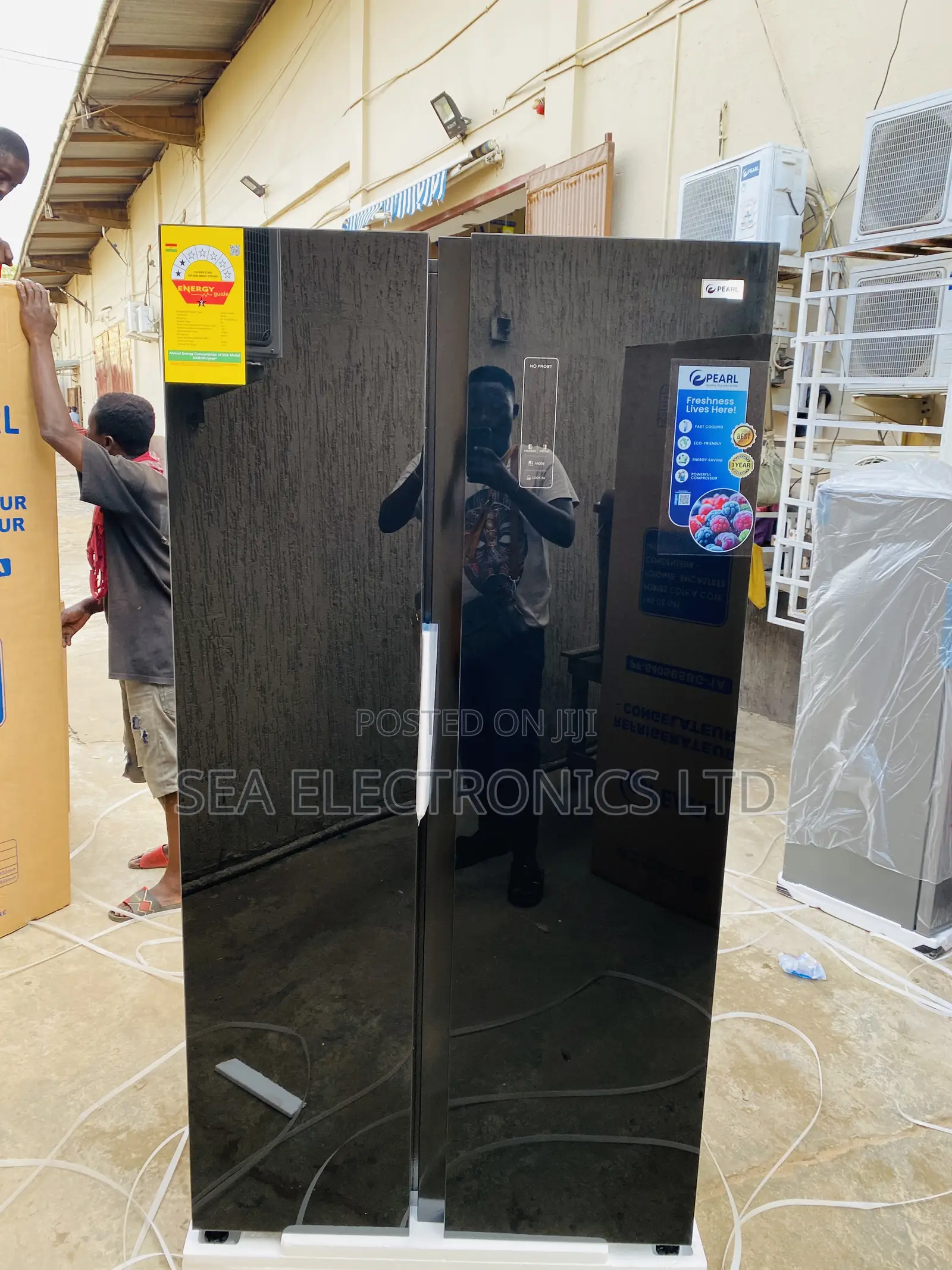 Affordable Pearl 436 Liters Side By Side Fridge