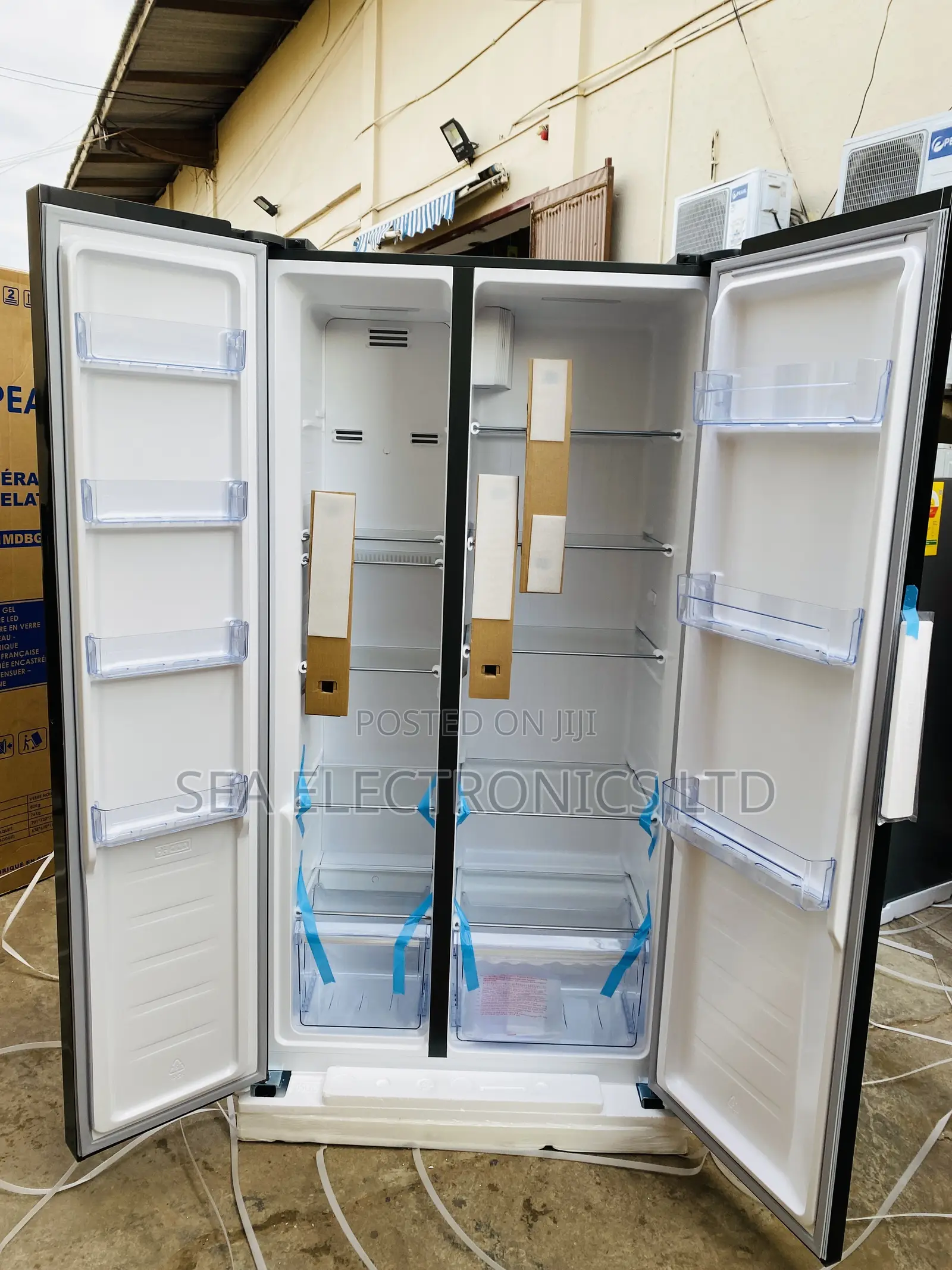 Super Cool Pearl 436 Liters Side By Side Fridge With Mirror Surface