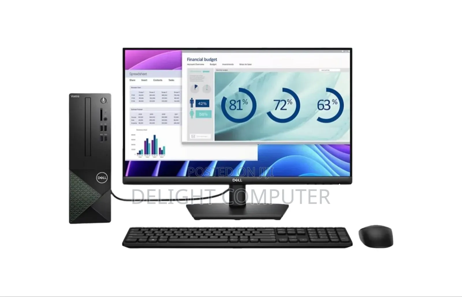 New Desktop Computer Dell Vostro 3030 8GB Intel Core i3 SSD 512GB