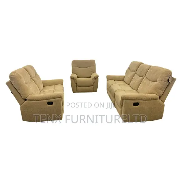 Recliner Sofa Set (3+2+1 )Manual Fabric