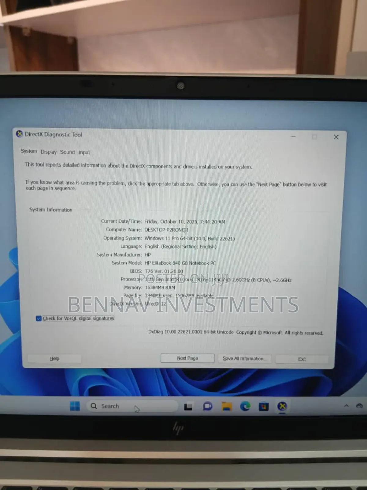 Laptop HP EliteBook 840 G8 16GB Intel Core i5 SSD 256GB