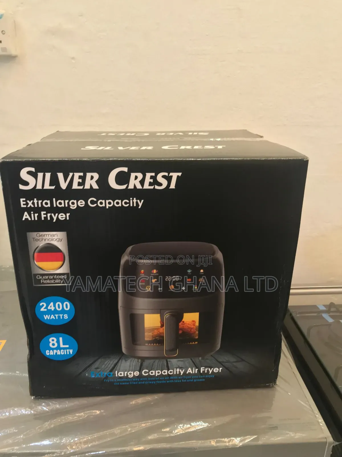 Silver Crest Extra Large Capacity Air Fryer 8l
