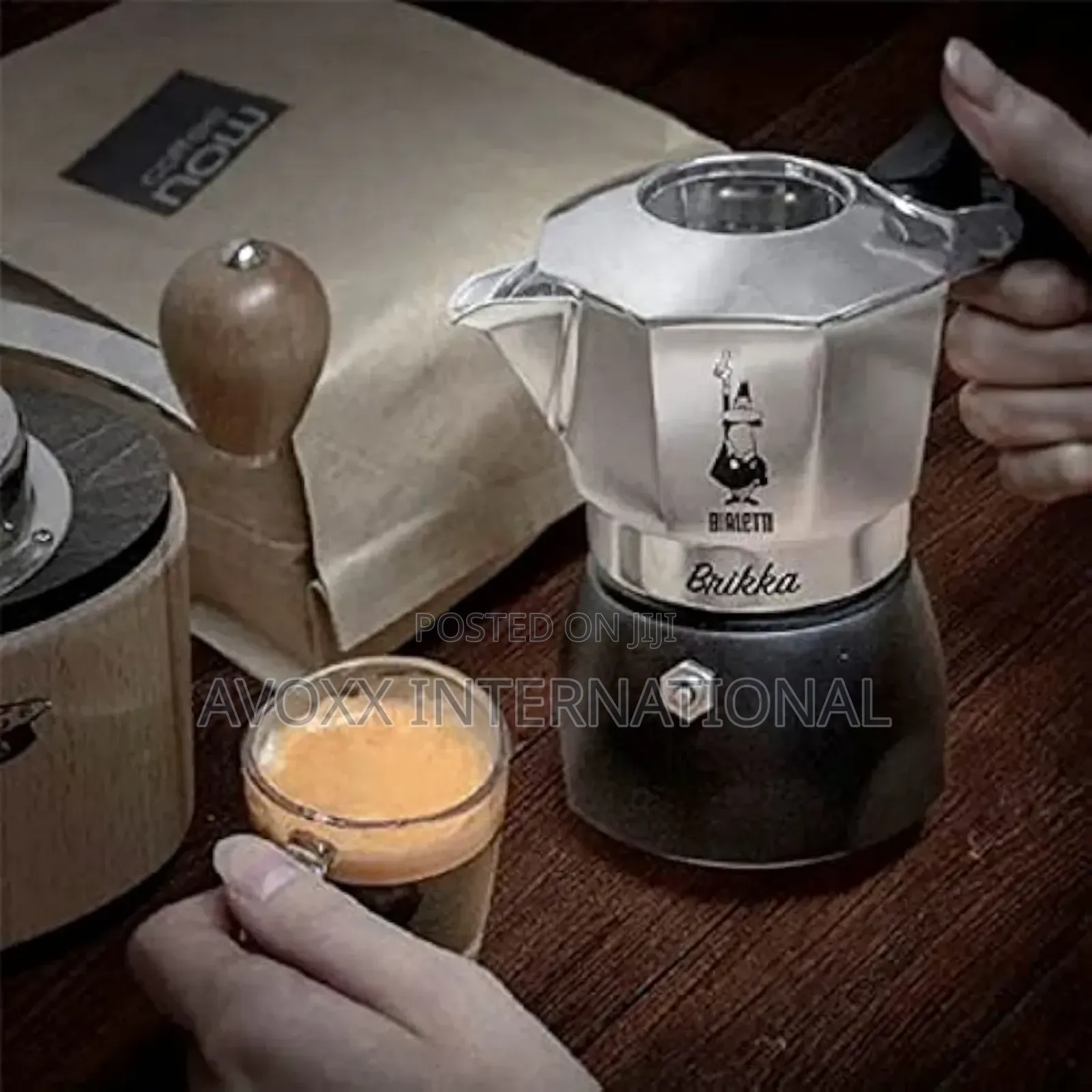Bialetti - Brikka Aluminium Stove-Top Espresso Maker / 2 /4 Cups