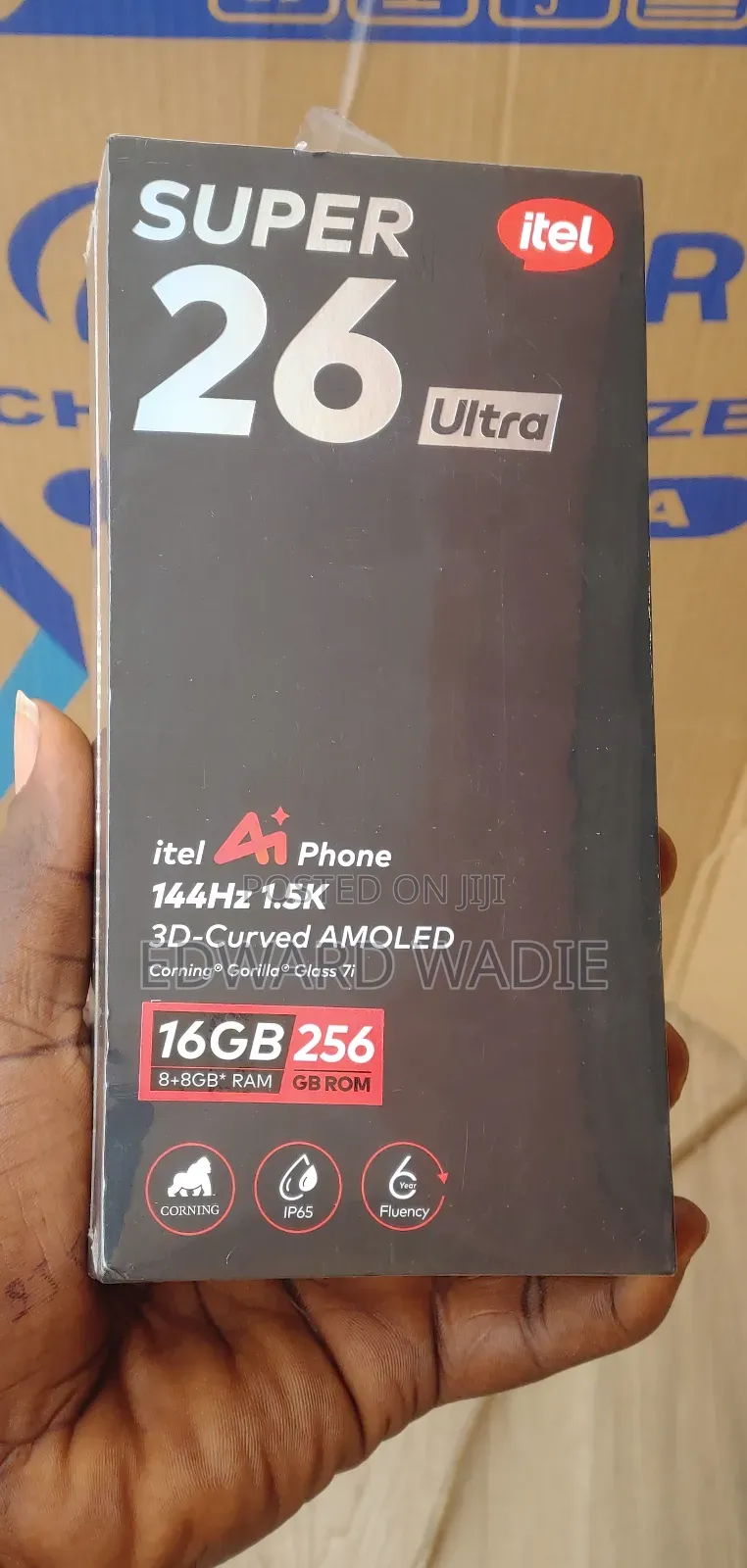 New Itel S26 Ultra 256 GB Black