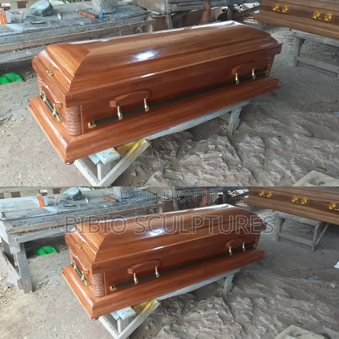 Lustrous Amber-Brown Casket