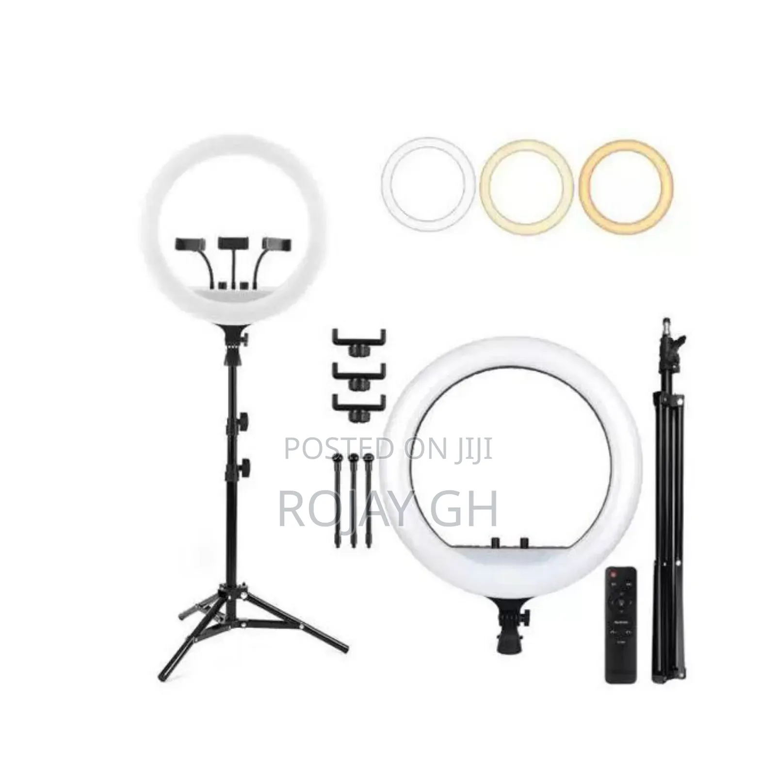 22 Inches Ring Light With Tripod Stand and 3pcs of Phone Holders