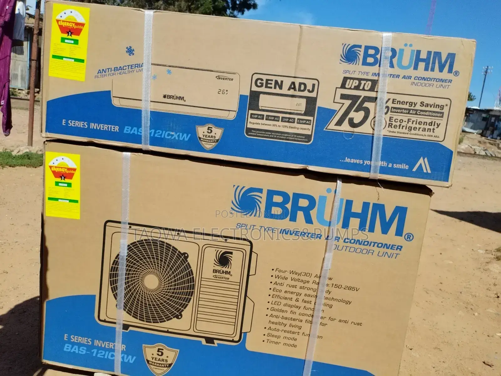1.5hp Inverter Bruhm R410a Inverter Ac