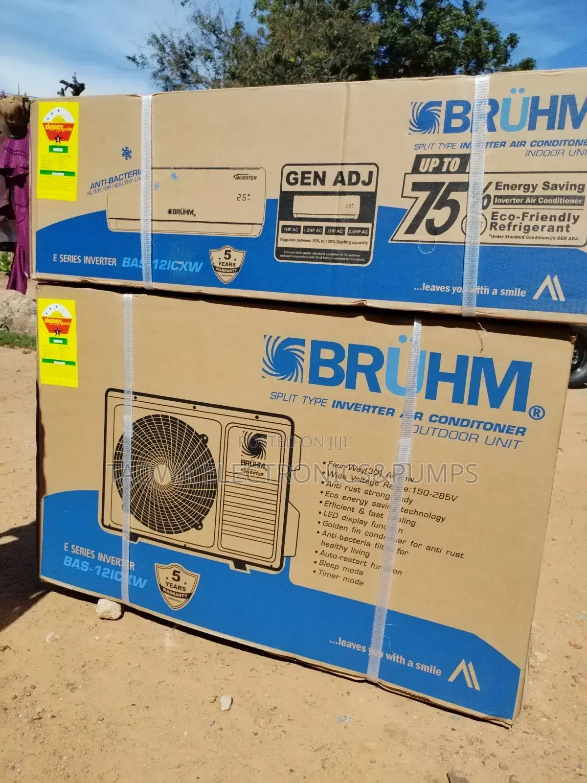 Efficient Bruhm Inverter R410a 1.5hp Air Conditioner