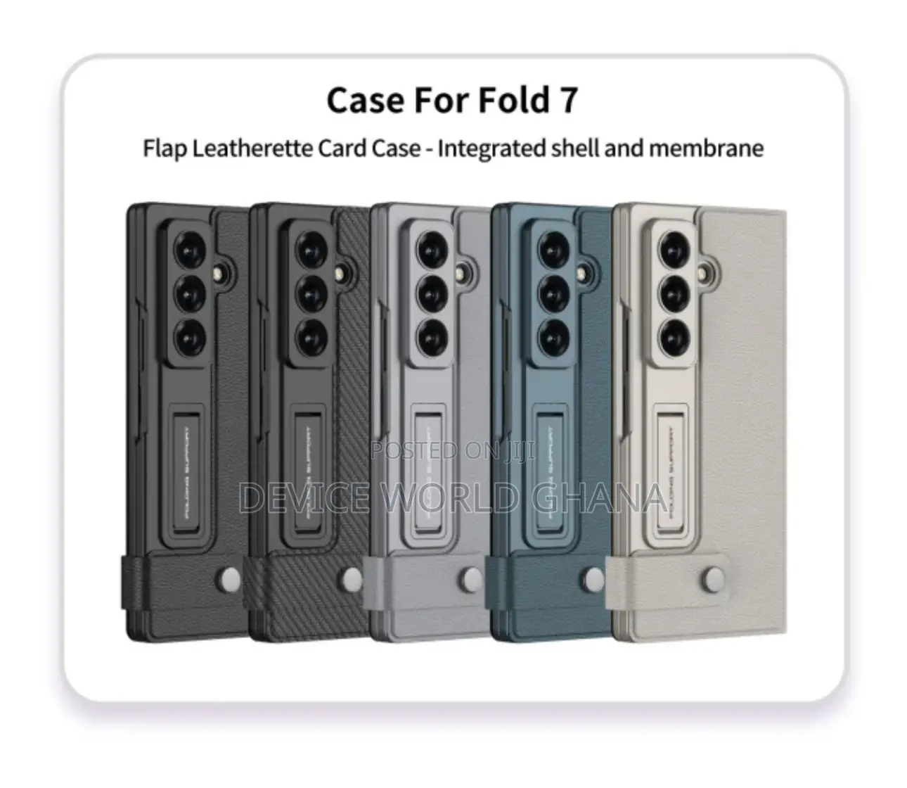 Gk Leather Flip Case for Samsung Z Fold 7