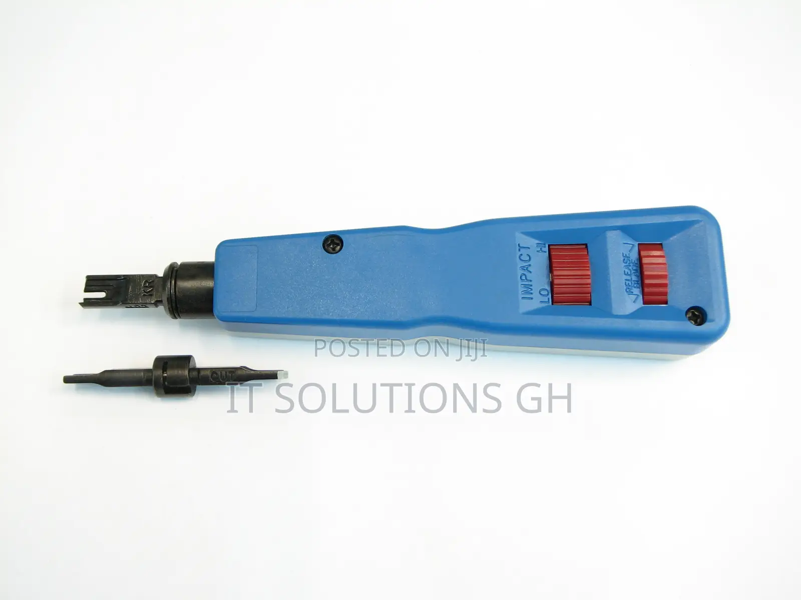 Punch Down Tool With Enlarged Blade Storage