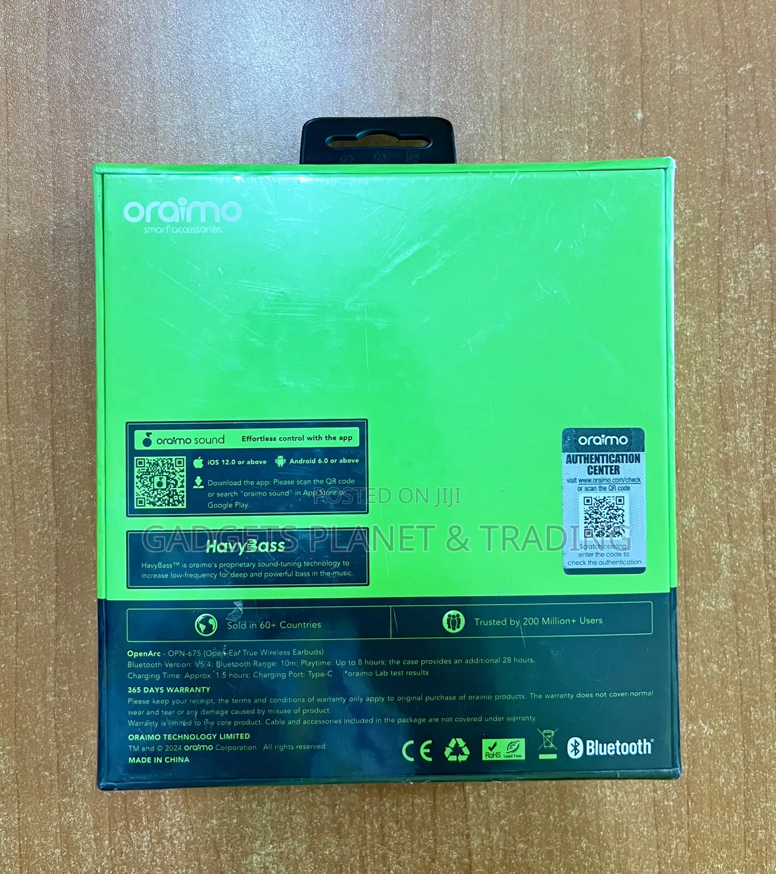 Oraimo Openarc Open-Ear Wireless Earphones - Opn-675