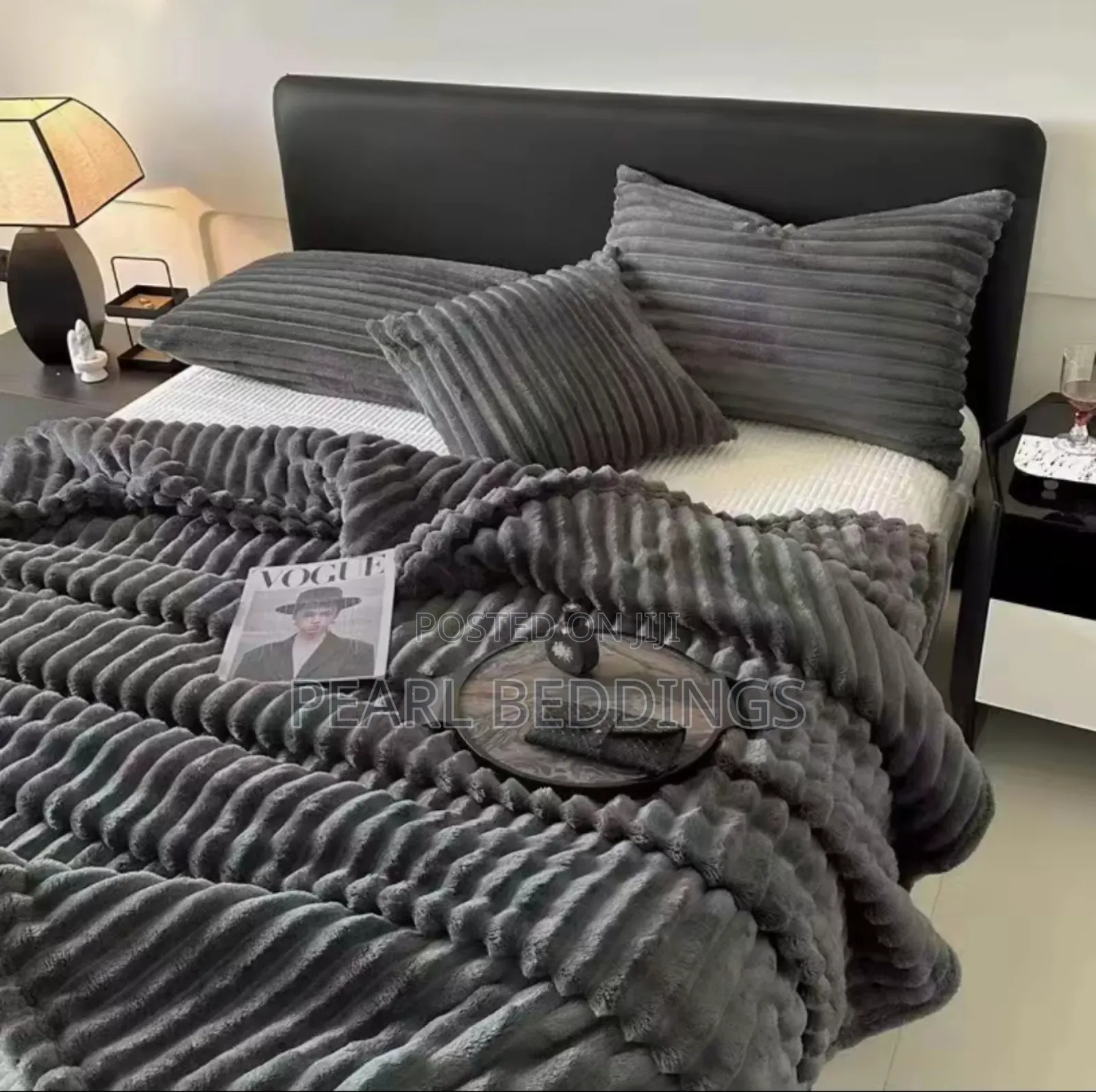 Luxurious Extra Soft Cushioning Stripped Throw Blanket Available