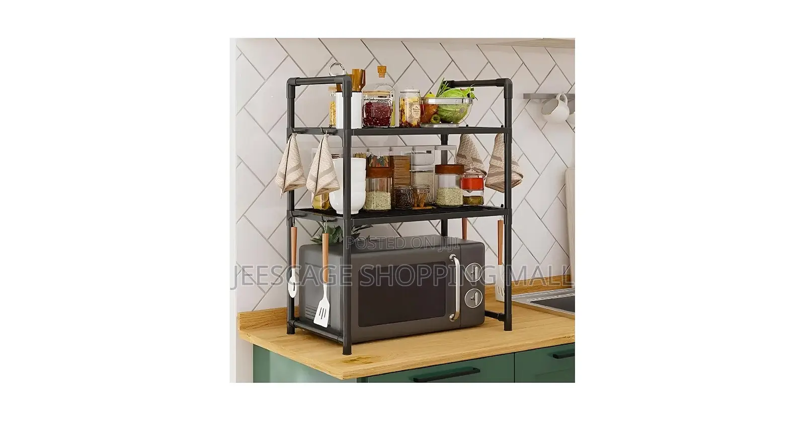 Microwave Stand Organizer