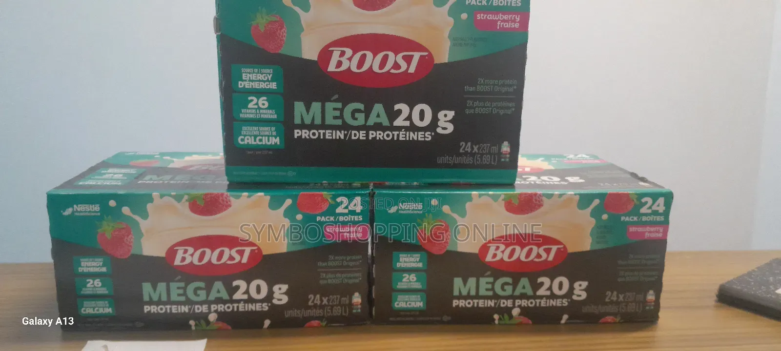 Boost Mega Meal Replacement, Strawberry, 24 X 237 Ml