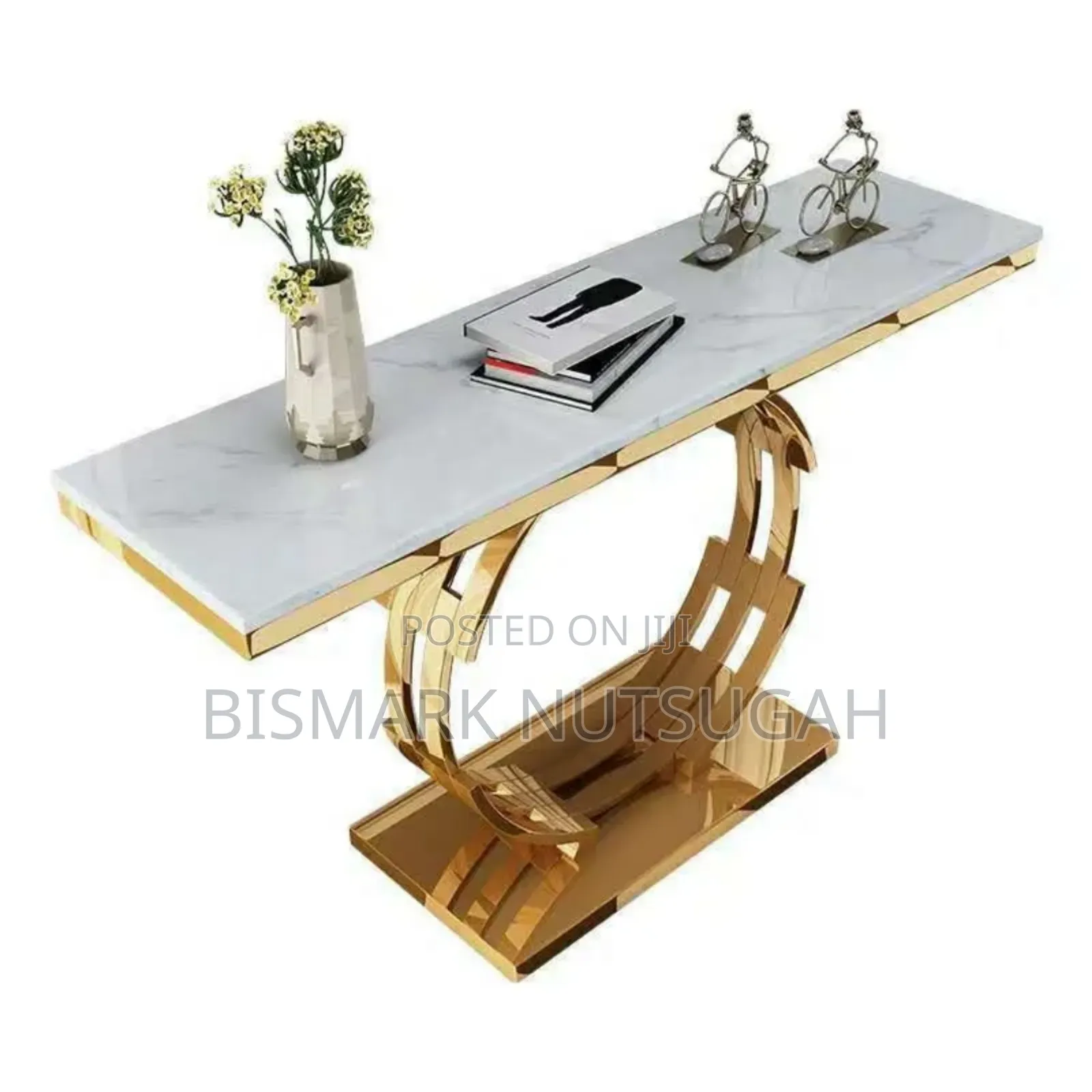 Luxury Marble Top Console Table