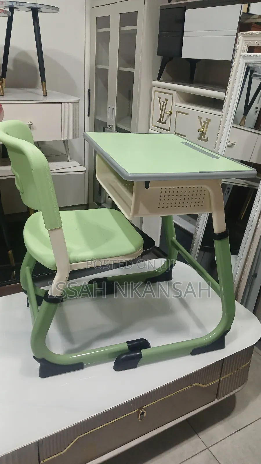 1 Seater School Desk and Chair