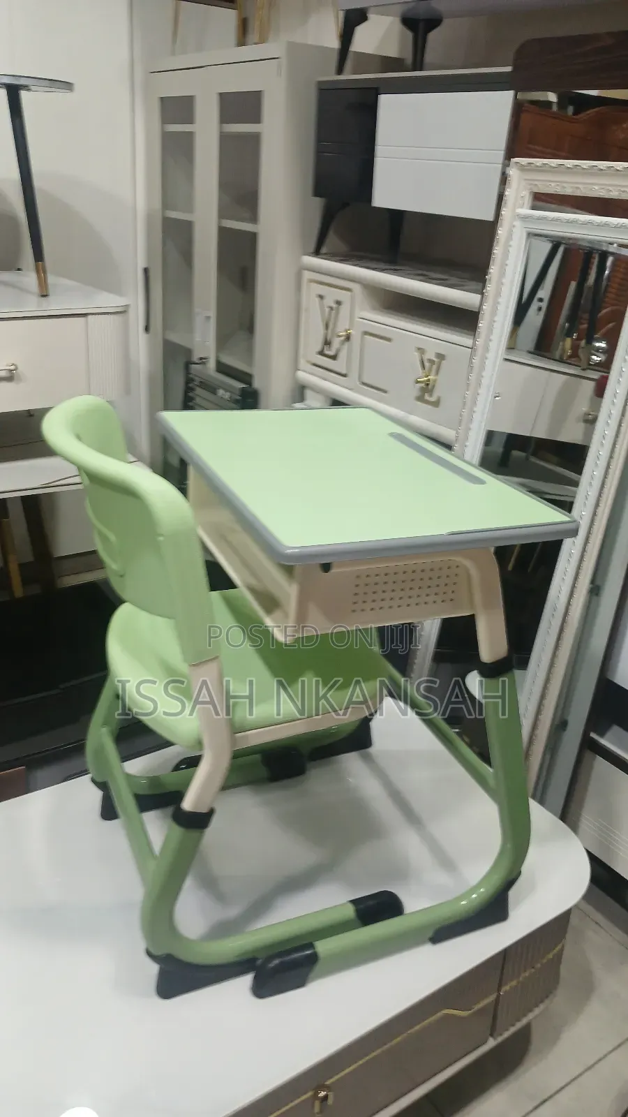1 Seater School Desk and Chair