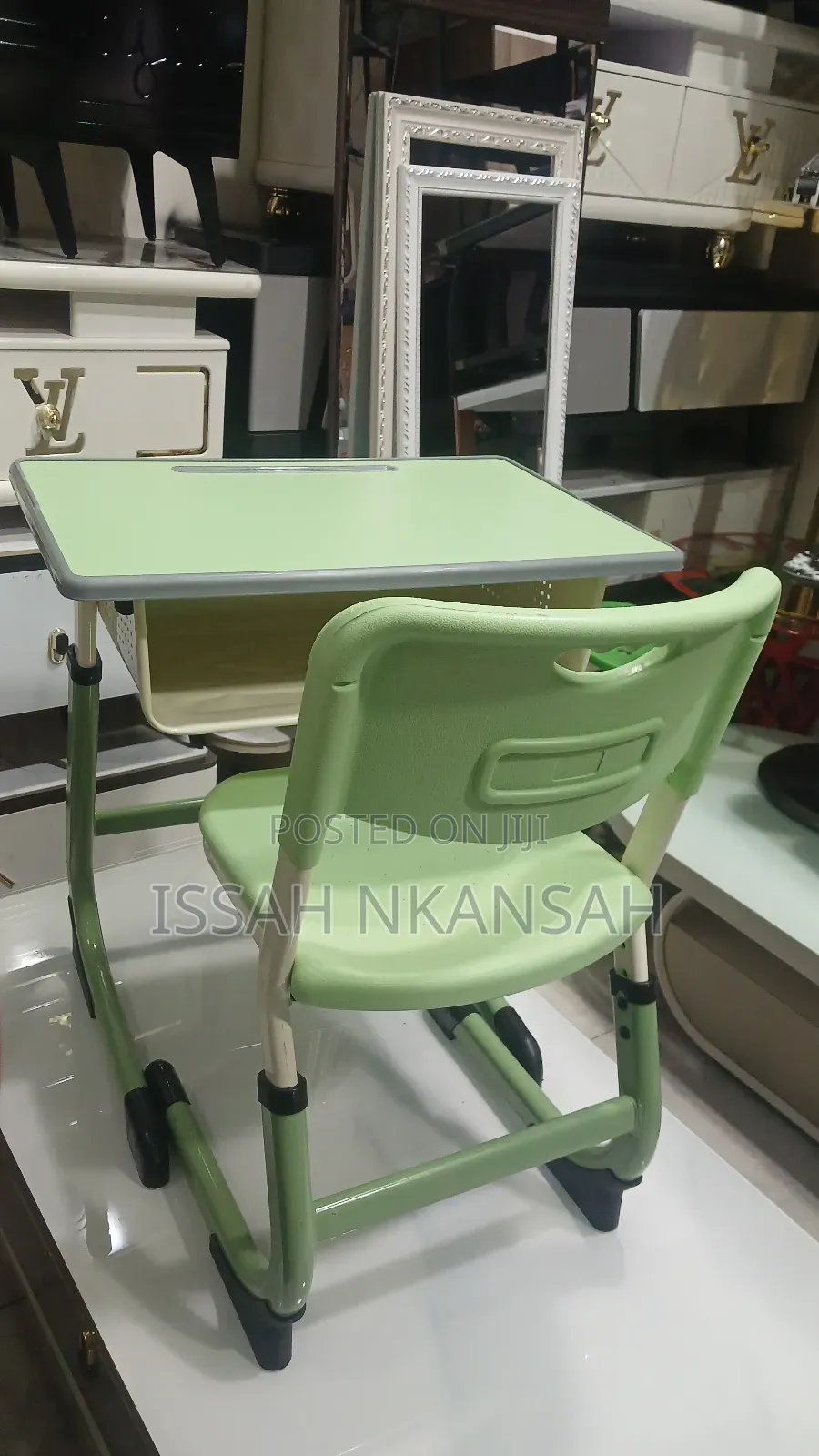 1 Seater School Desk and Chair