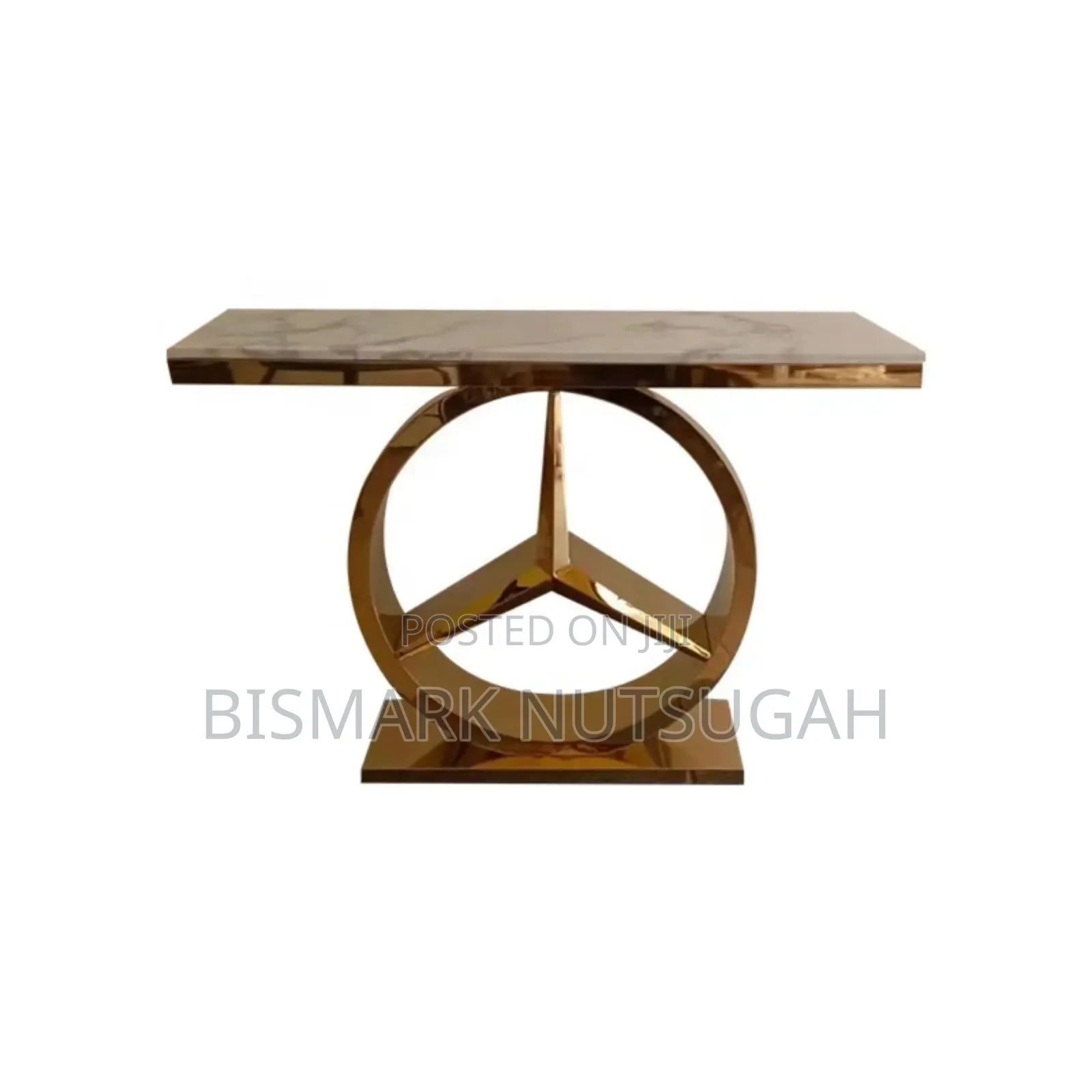 Mercedes-Benz Marble Top Console Table