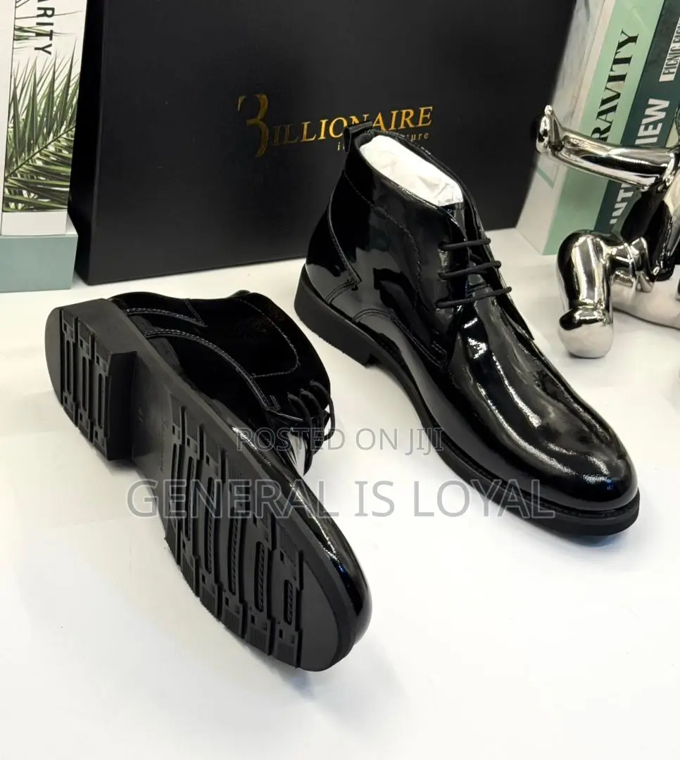 Billionaire Mens Mirror Lace Boot