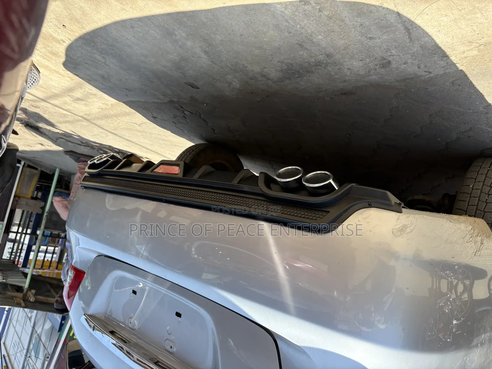 Toyota Yaris Long Boot or Short Boot Back Bumper Diffuser