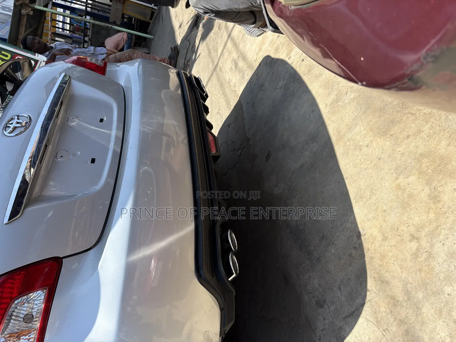 Toyota Yaris Long Boot or Short Boot Back Bumper Diffuser