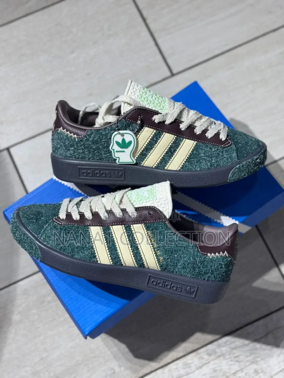 Adidas Forest Hills Brain Dead Green Violet Tone