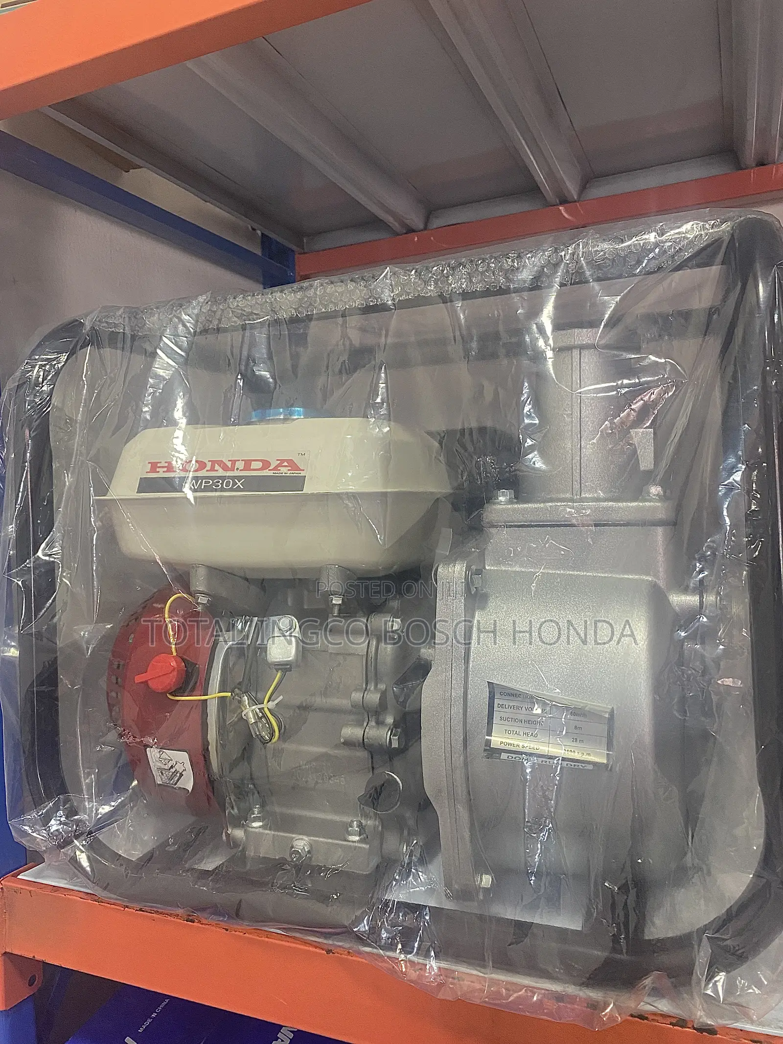Water Pump Honda Powerful Gx2 Engine 6.5(4stroke)+ Easy Start Brandnew