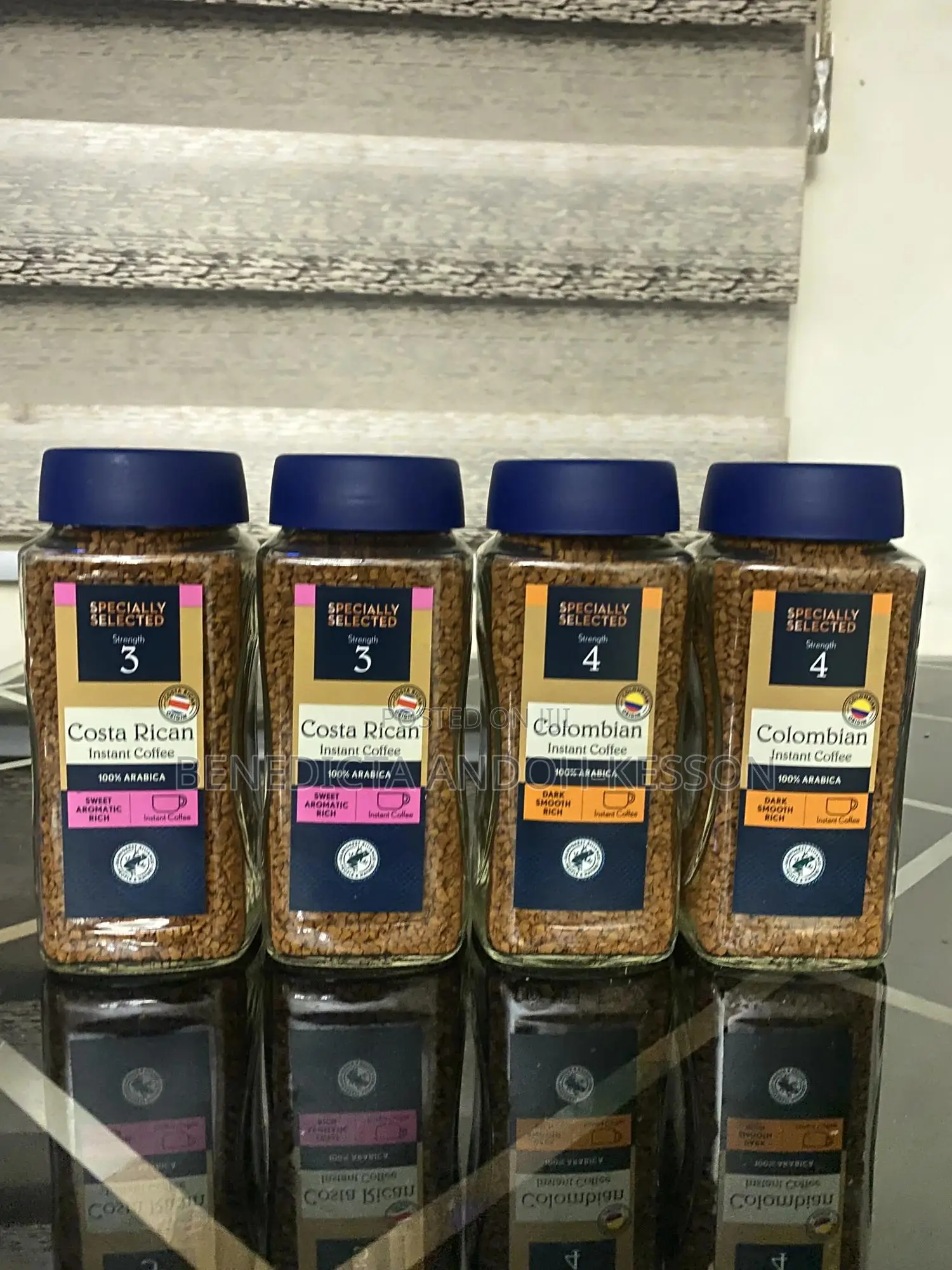 Costarican and Colombian Coffee