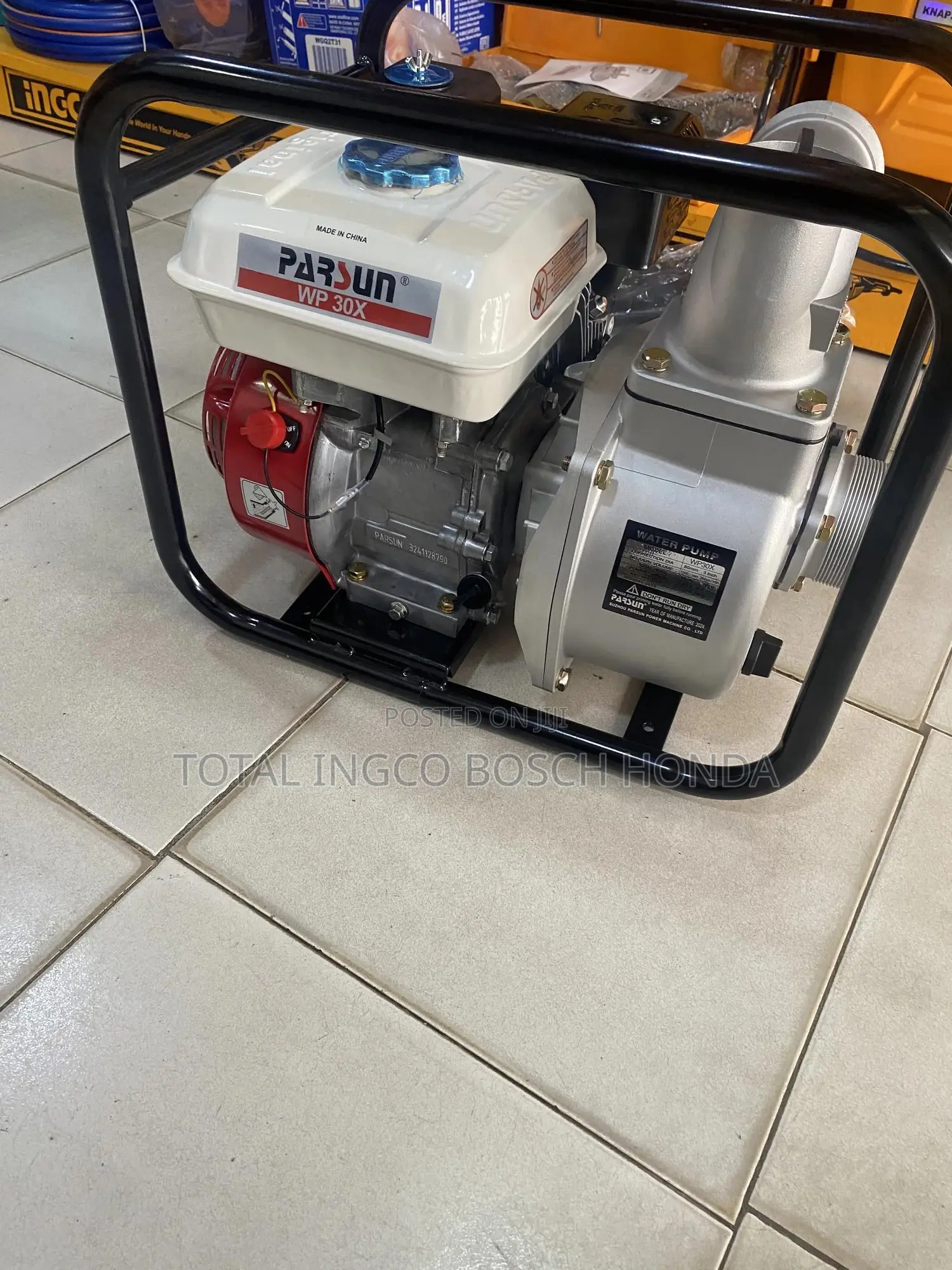 Water Pump 3” Water Pump Brand New Parsun 5.5hp ( Strong Body)