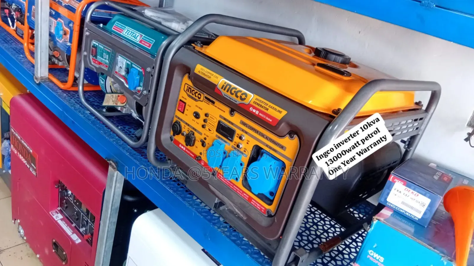 Ingco 10kva 13000watt Petrol 10kva Inverter Generator