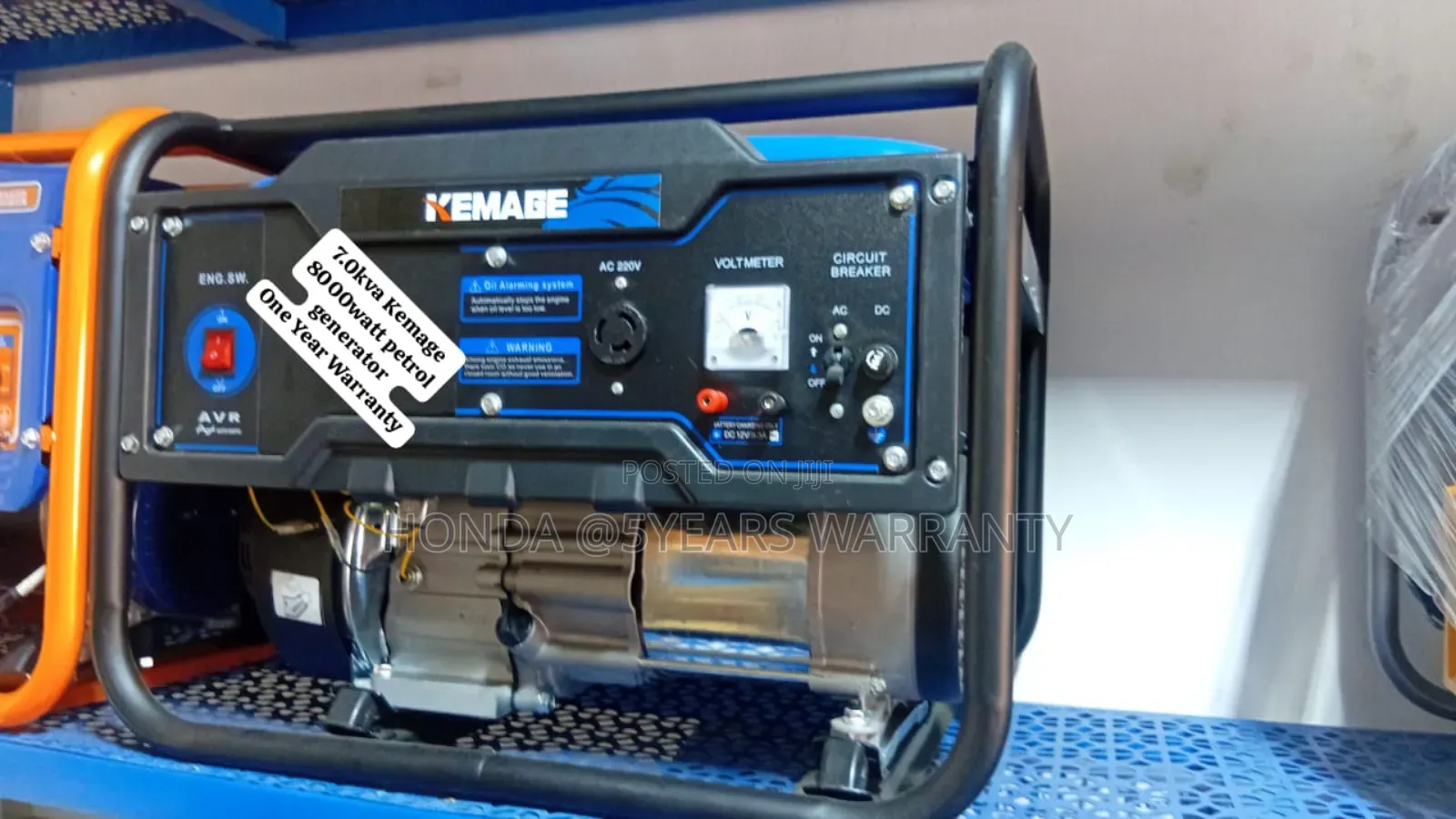 Gasoline Kemage 7.0kva 8000watt Petrol Generator 7.0kva