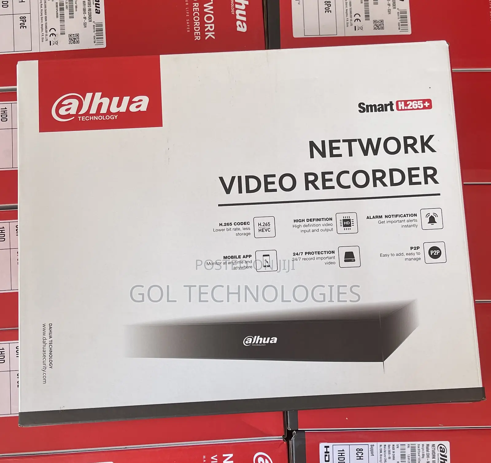 Dahua 8ch Poe NVR Network Video Recorder Dhi - Nvr1108hs- 8p - S3/H