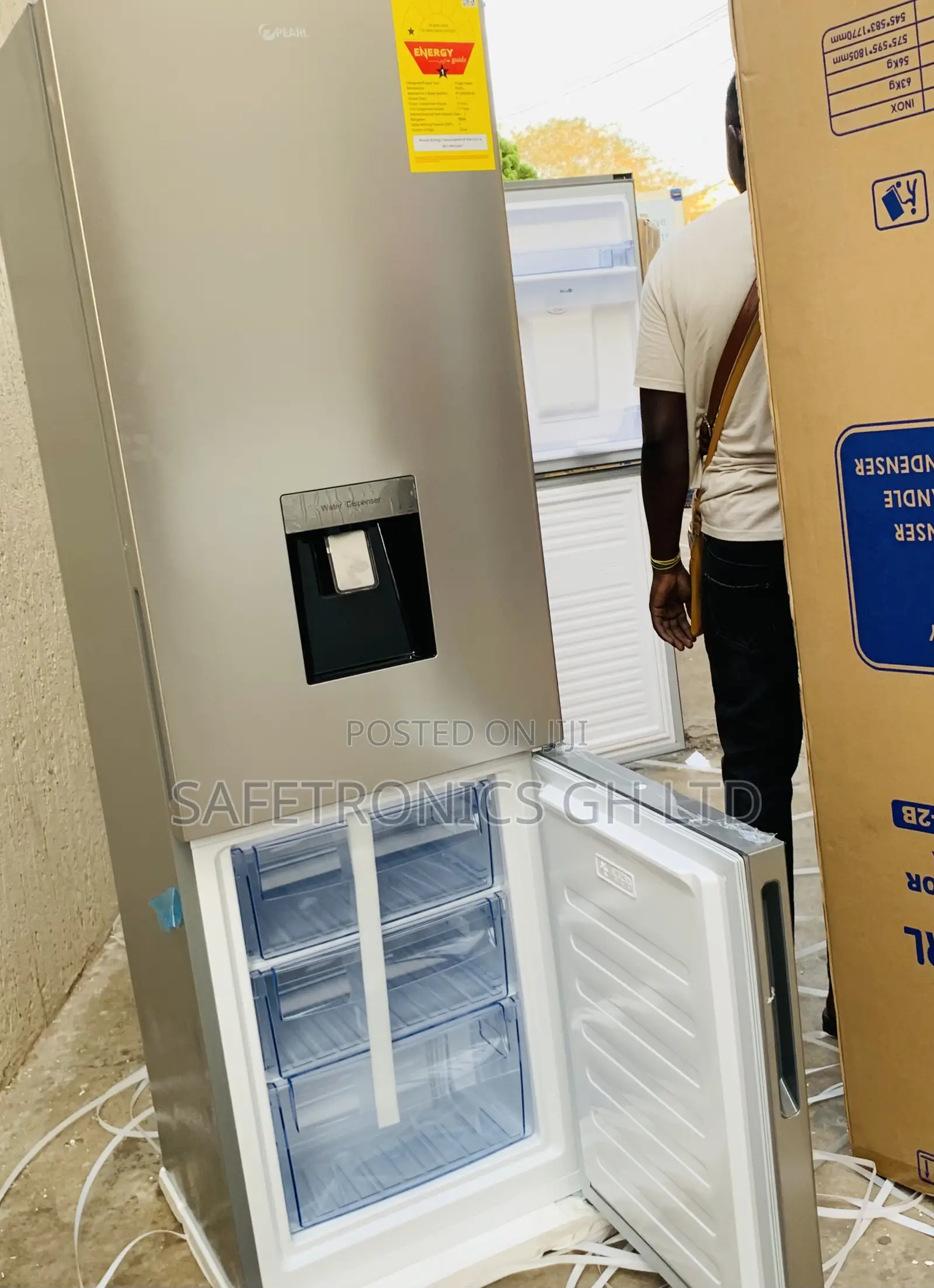 Authentic New Bottomfreezer 2 Doors Pf-334bwd-2b 251l Electric Fridge