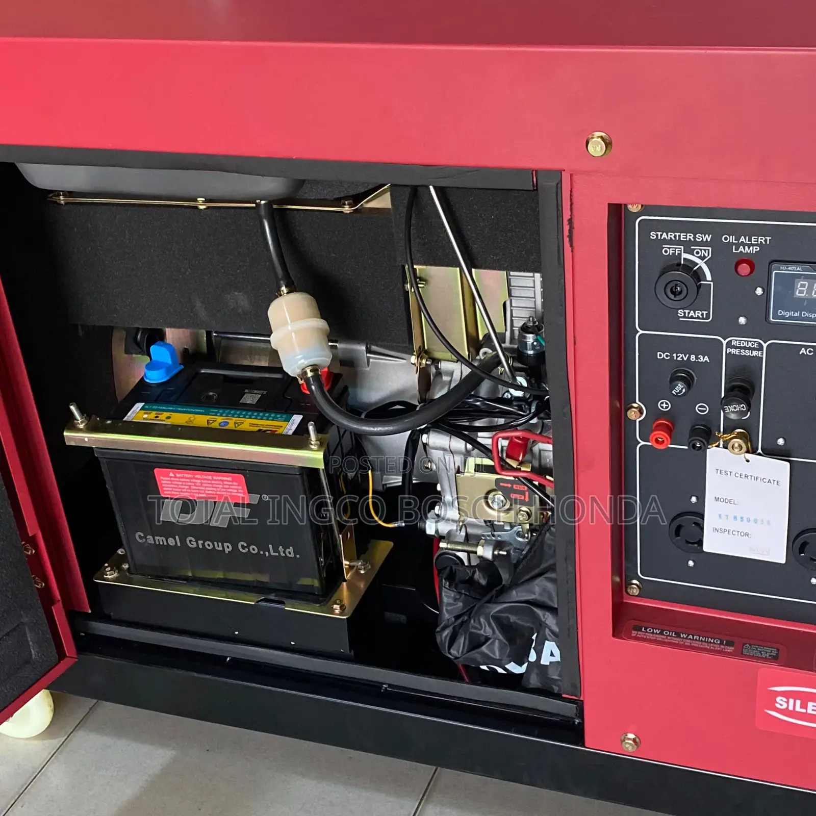 Generator 15kva Desiel Honda Heavy Equipped Generator With Battery “