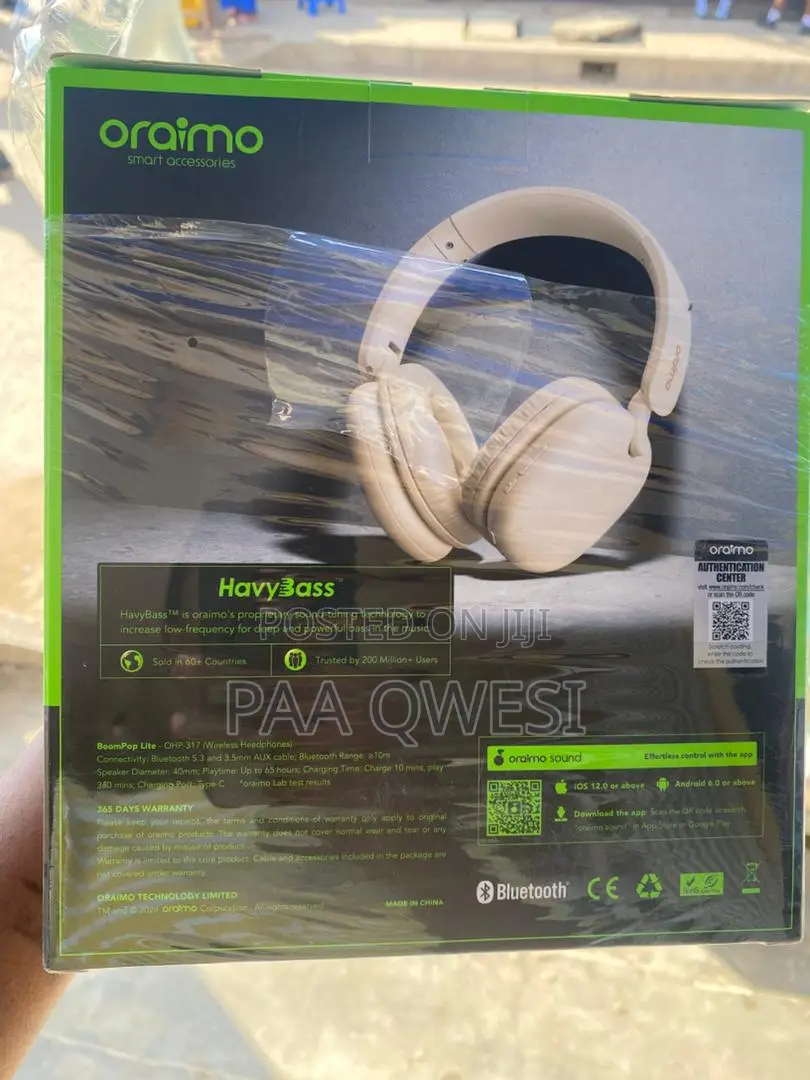 Oraimo Boompop Pro Wireless Headphones – Silence Meets Clarity