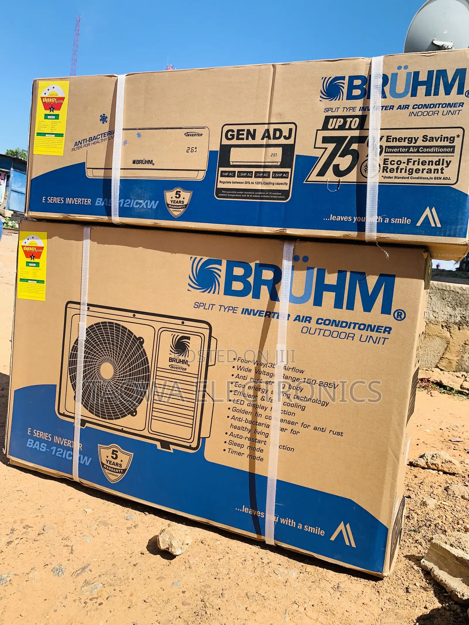 Efficient Bruhm Inverter 1.5hp Air Conditioner