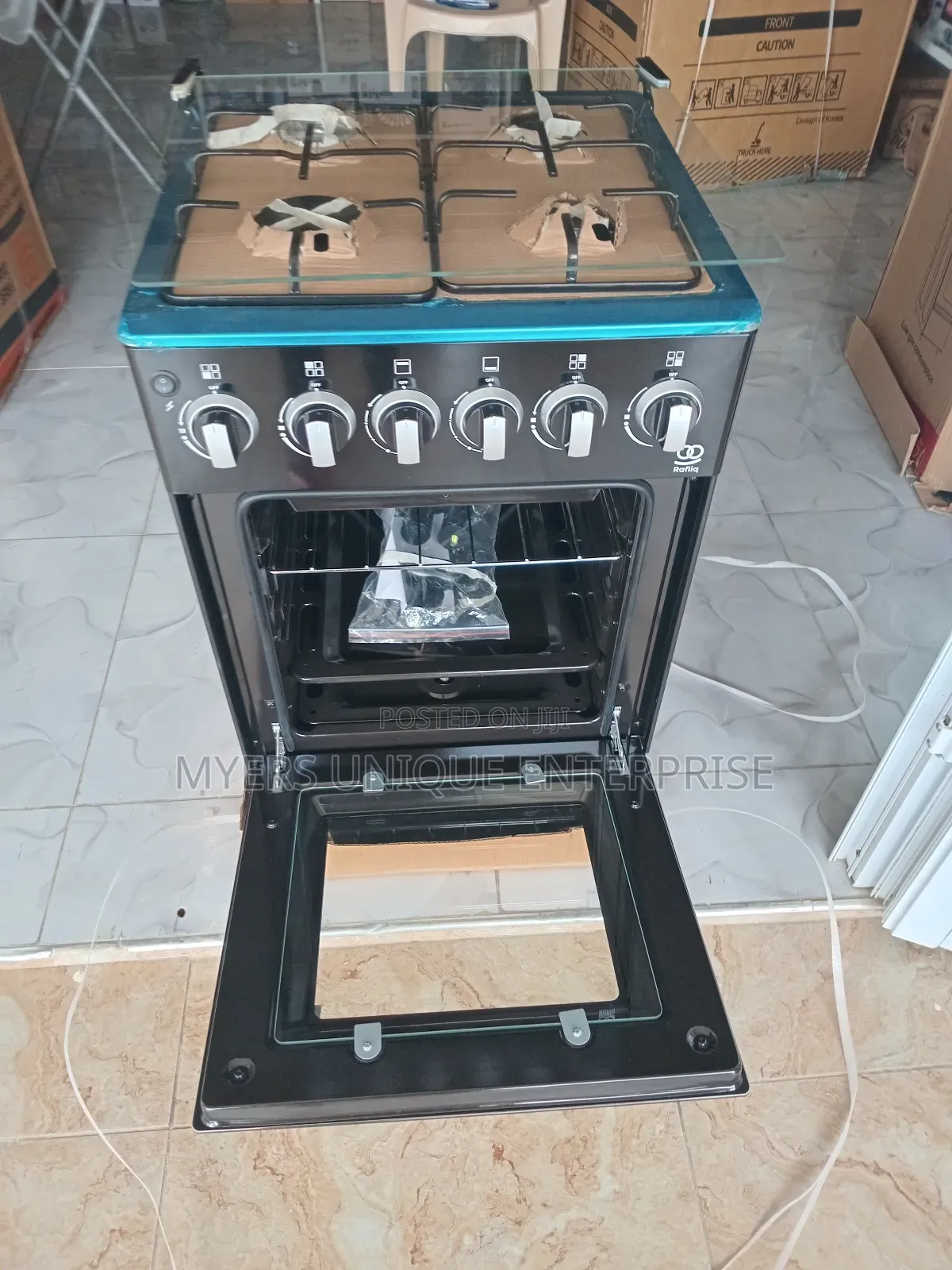 Strong 50*50 Gas Stove Wit Oven Grill(Auto Ignition No Matches Needed)