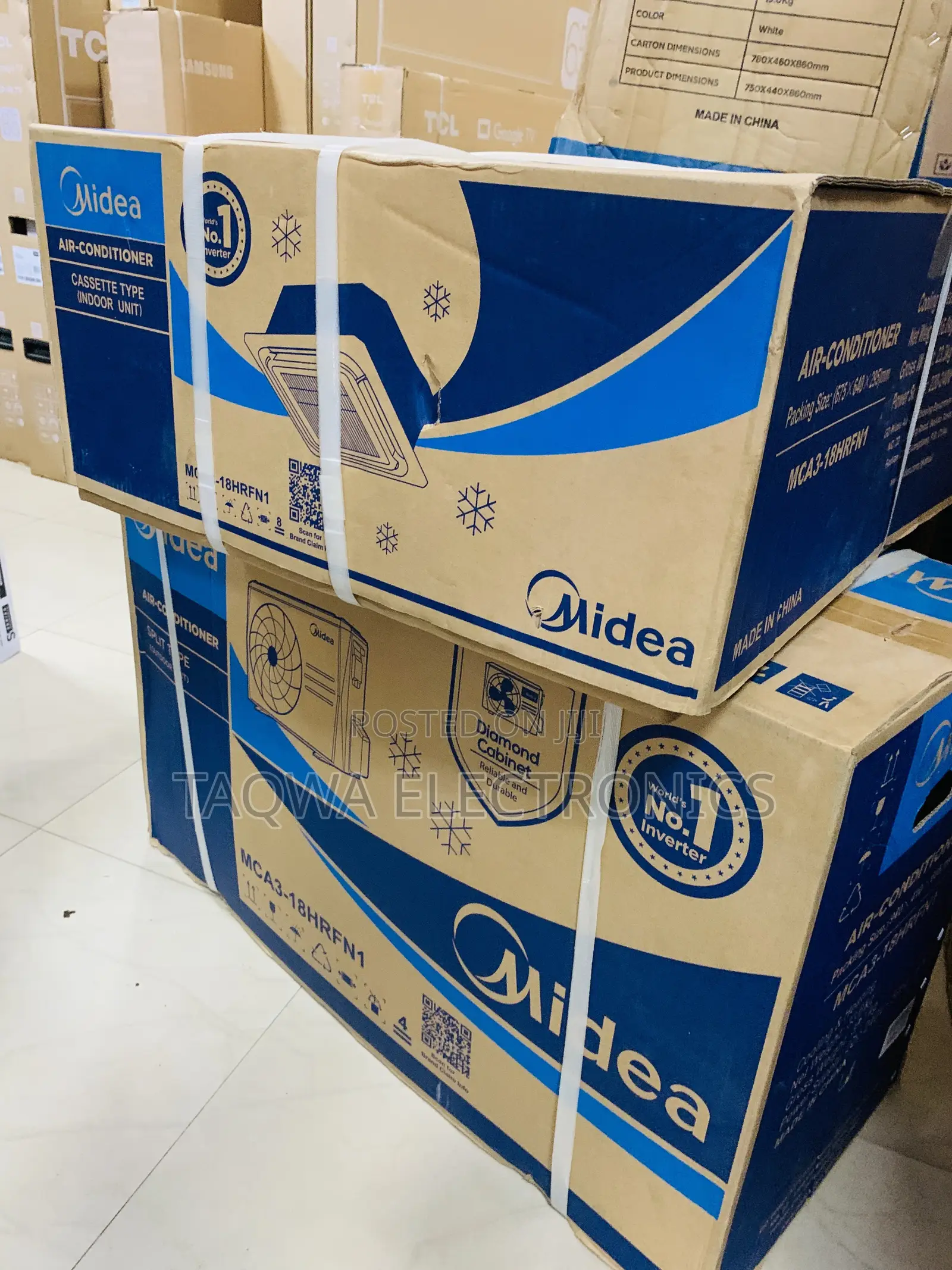 Adorable Midea McA3-18hrfn1 -2.0hp Cassette Ac