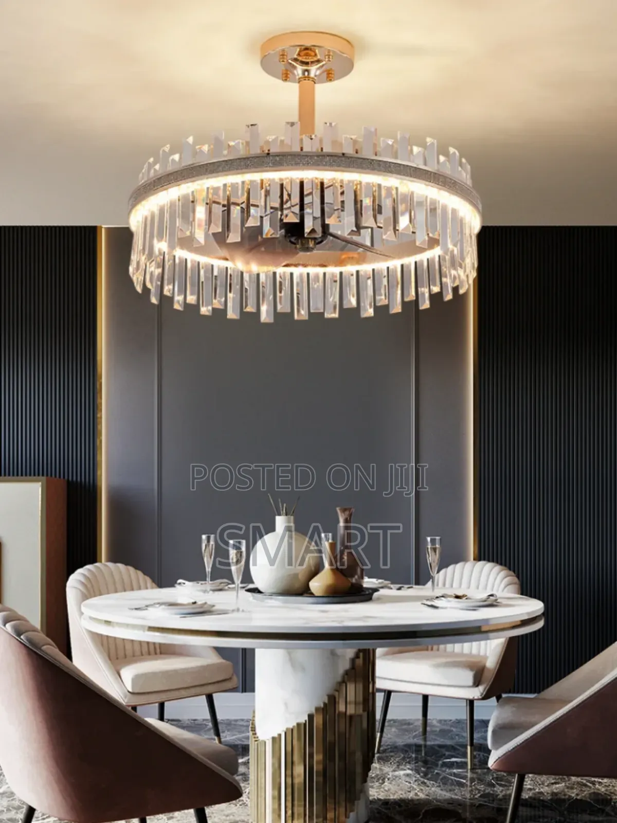 Luxury Crystal Chandelier- Gold