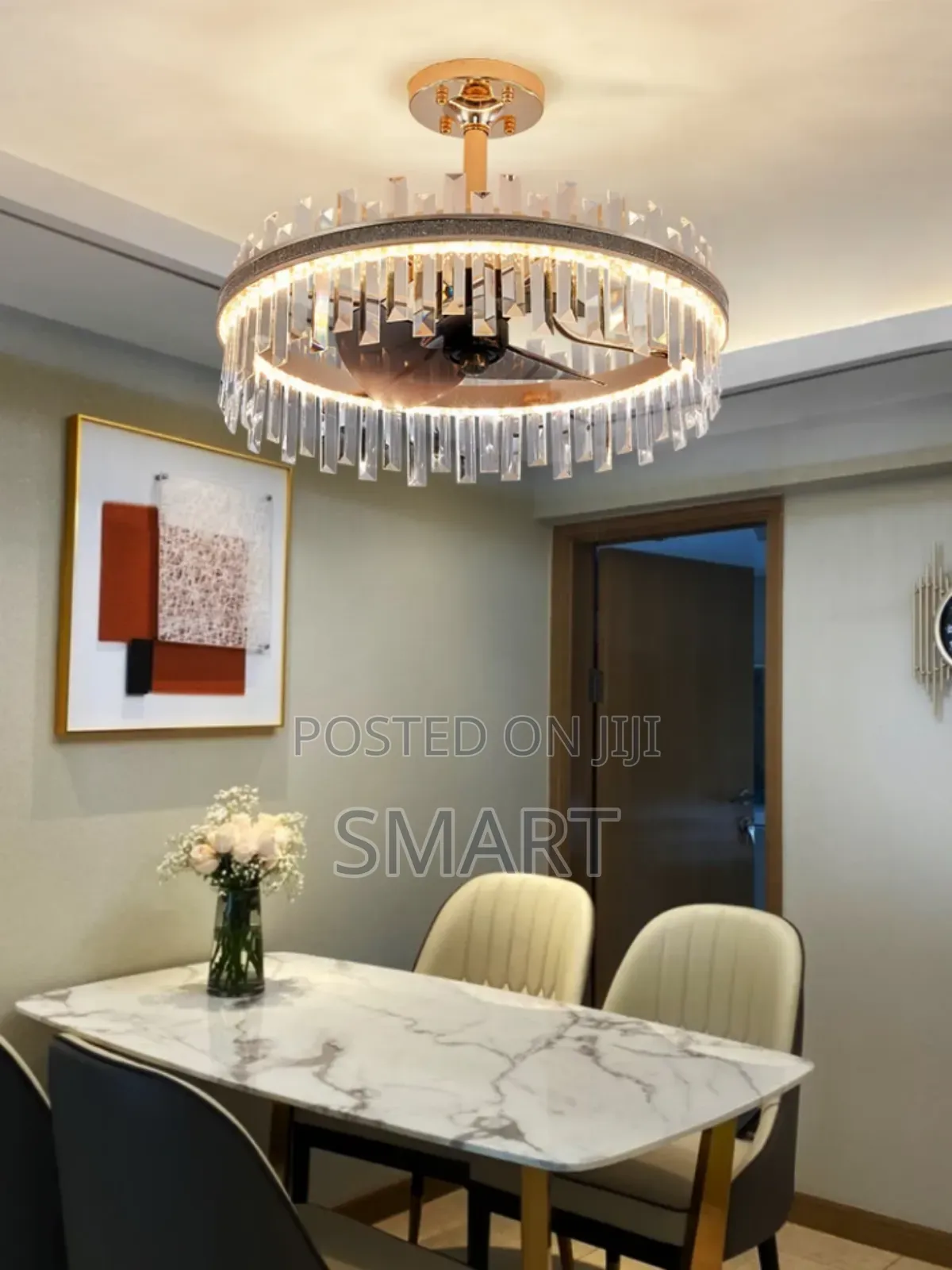 Luxury Crystal Chandelier- Gold