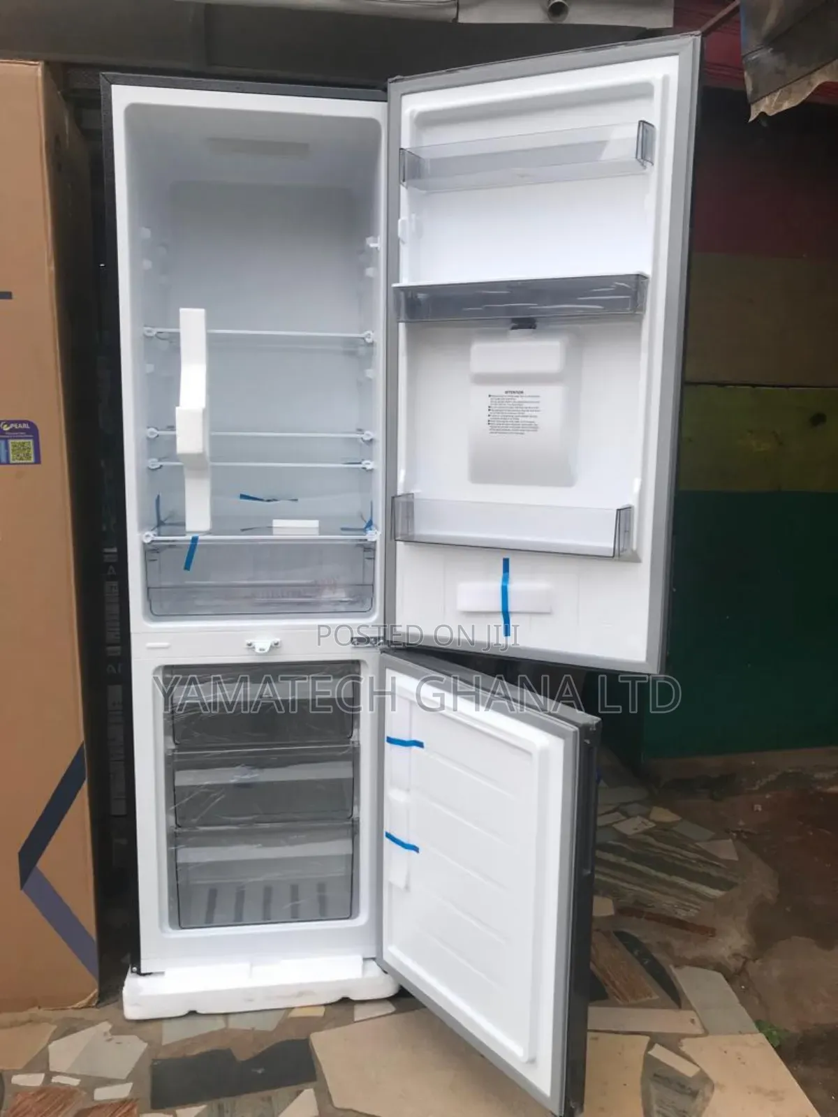Brand New Pearl 262 Litre Fridge With Dispenser And Bottom Freezer