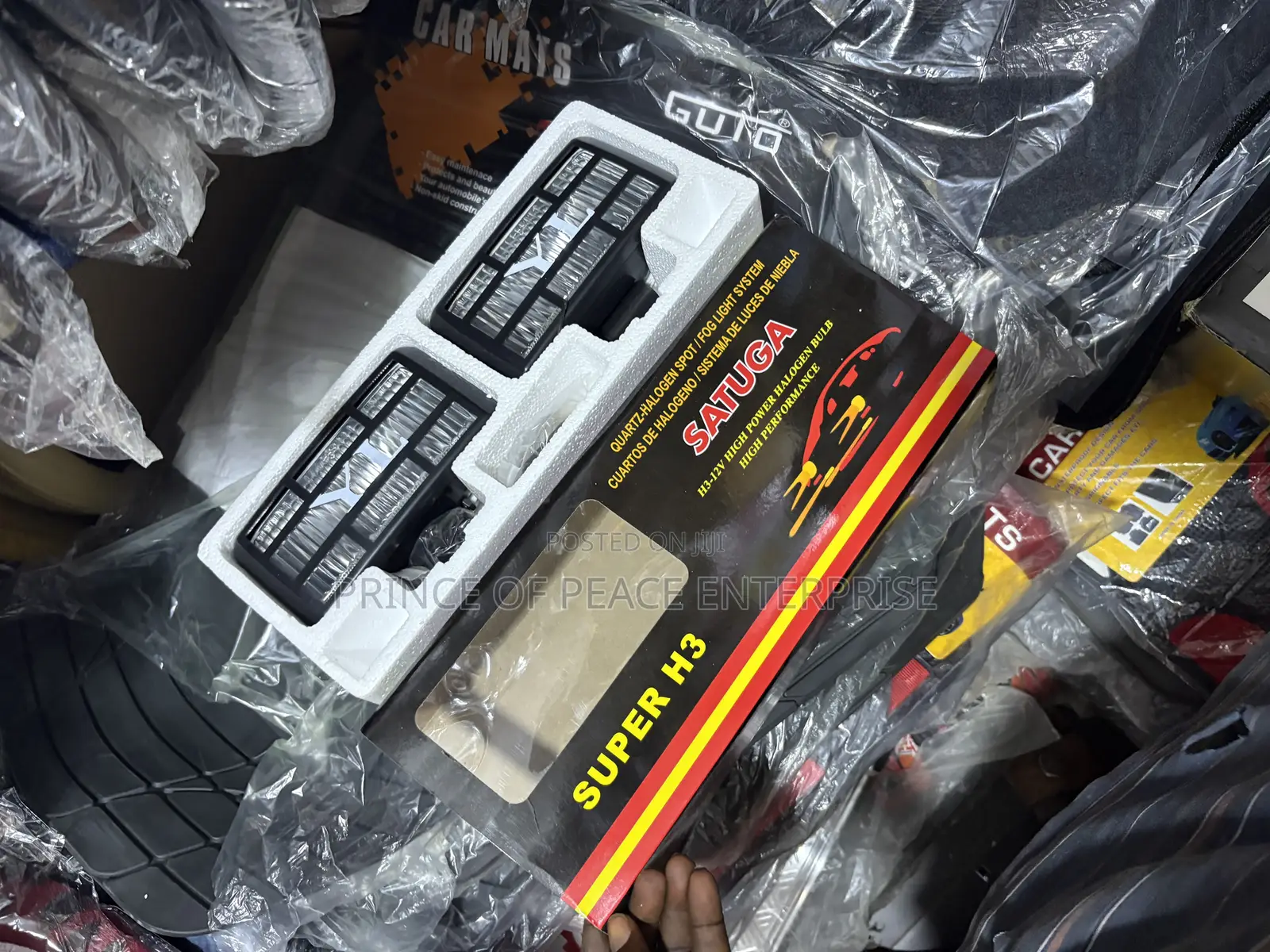 Yl Fog Light Universal Square