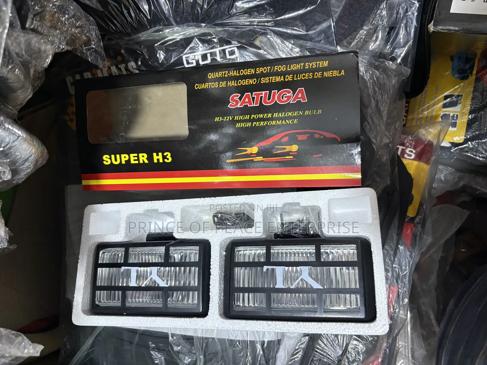 Yl Fog Light Universal Square
