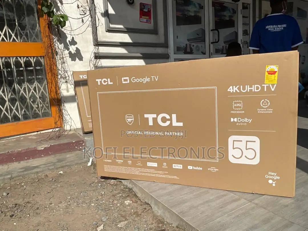 Big Screen TCL 55′′ Google Tv Elite Home Entertainment