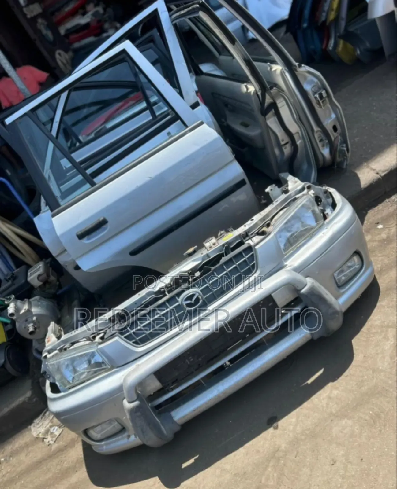 Mazda Demio Front Cut, Doors, Bonet, Fender, Boot,